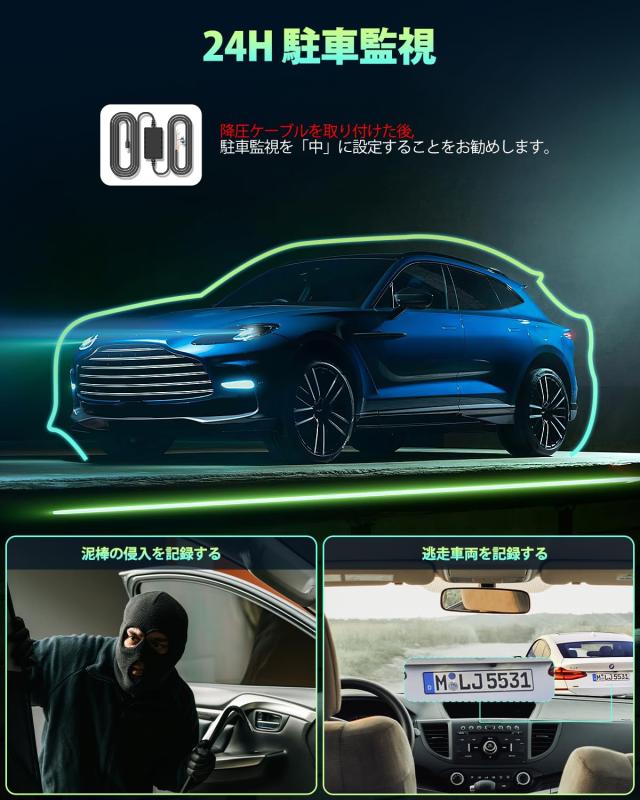 4台セット　新品 LAMTTO 4カメラ ドライブレコーダー 360度　全方位 4台セット 新品 LAMTTO 4カメラ ドライブレコーダー 360度 全