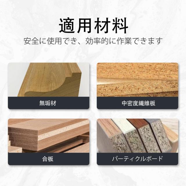 CSOOM【プロ仕様】超硬合金刃 木工用ロータリービット100本セット｜家具職人向け精密面取りツール_6