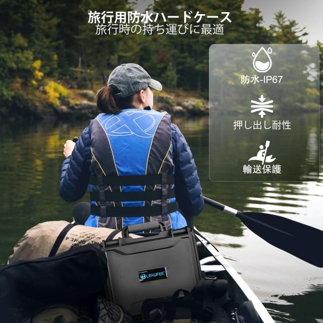 Lekufee DJI Neo ドローン防水ハードキャリングケース DJI Neo Motion Fly More コンボ、DJI Goggles N3/3/2/Goggles Integra、DJI RC 2