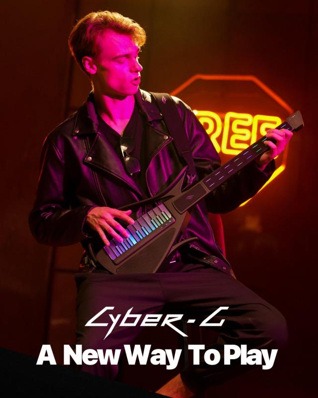 Enya CYBER-G スマート弦なしギター、ポータブル多機能ギター、アプリ