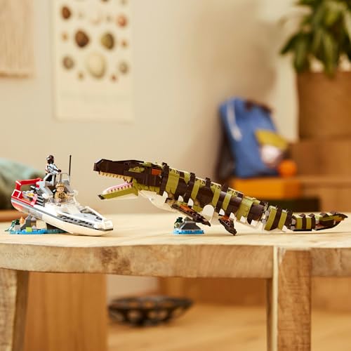 レゴ(LEGO) ジュラシック・ワールド モササウルス組み立てモデル 調査船ミッション おもちゃ 玩具 誕生日 プレゼント ブロック 男の子 女_9
