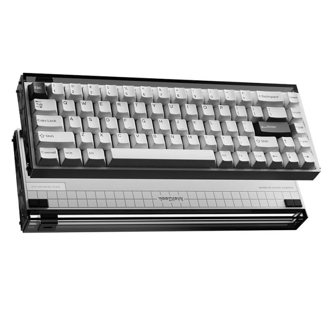 MelGeek MADE68 Ultra 有線キーボード、US英語配列、ホール効果磁気スイッチ ゲーミングキーボード、65% コンパクト ラピッド トリガー、_3