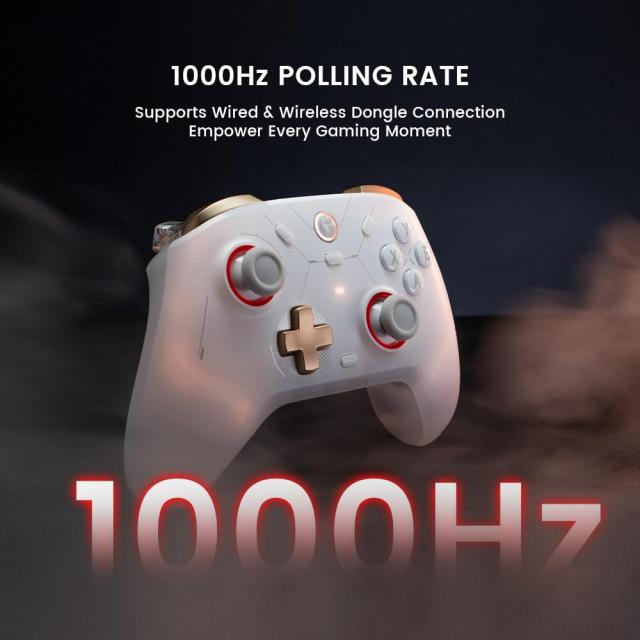 GameSir Cyclone 2 マルチプラットフォームワイヤレスコントローラー、TMR電磁ジョイスティック＆ホール効果スイッチトリガー、Switch/PC_6