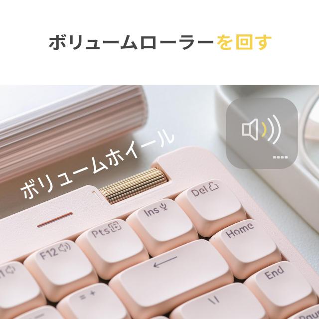 Flow Lite 84キーロープロファイルメカニカルキーボード、75％スワップ