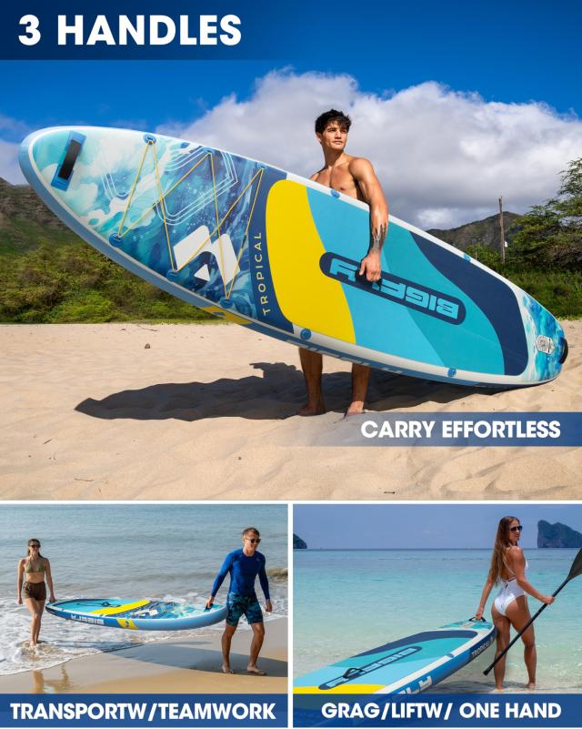 Bigfly インフレータブルスタンドアップパドルボード (SUP) 11'x34”x6