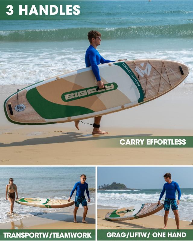 Bigflyインフレータブルスタンドアップパドルボード 11’*34”*6” Amazon.com : Bigfly Inflatable Stand Up Paddle Board 11'*34