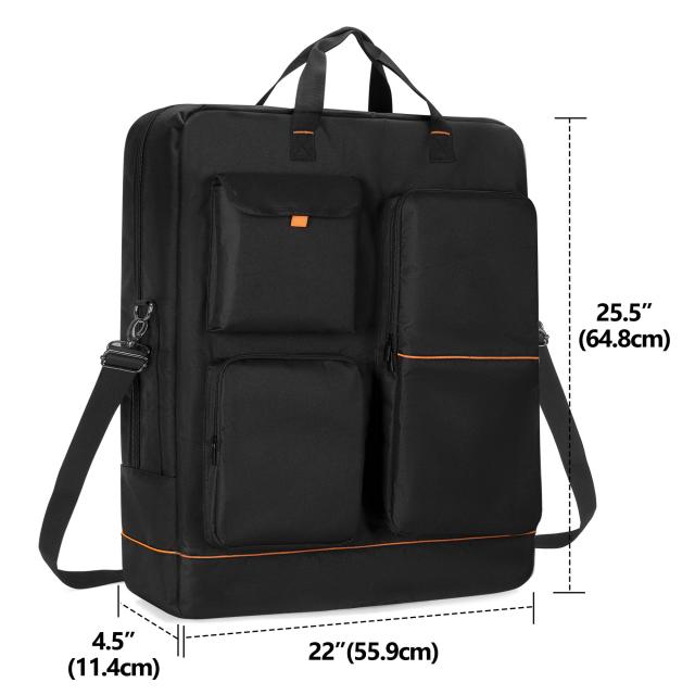 DSLEAF ソーラーパネルバッグ 2枚収納 ソー-ラーパネルケース Jackery SolarSaga 100/200に適合して Anker SOLIX PS100/PS200に適合して