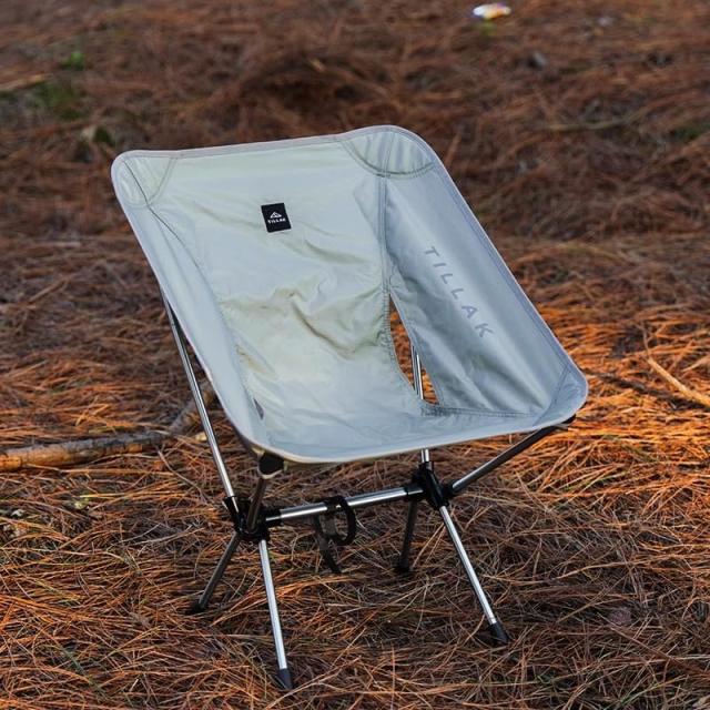 アウトドアチェア キャンプ椅子 折りたたみ コンパクト 超軽量920g イス 収納バッグ付き ハイキング お釣り 登山 耐荷重120kg (超軽量で_1