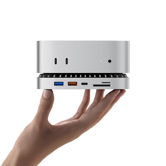 Mac Mini M4 対応ハブ RayCue USB-Cハブ 10-in-1 -NVMe SSD拡張機能搭載 HDMI 4K 60Hz USB-Cデータポート Micro/SDカードスロット USB-A(_6