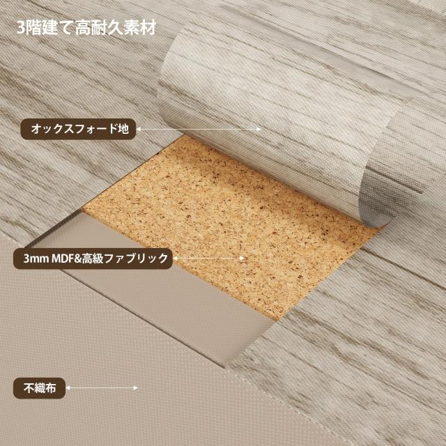 Nicehill チェスト タンス 収納チェスト 衣裝ケース リビング 収納 転倒防止 衣類収納 組立簡単 木製天板 布製 引き出し付き 大容量収納_4