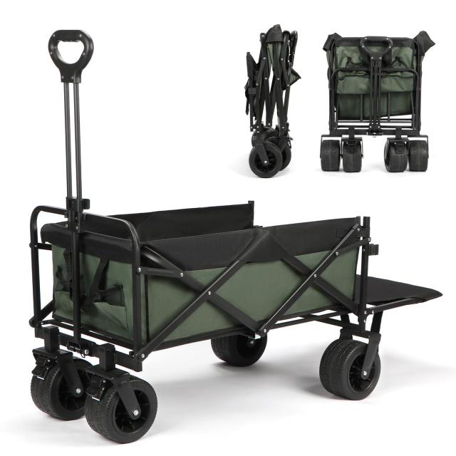 Vividorad キャリーワゴン 【2025強化版 大容量200L 耐荷重175kg 後部