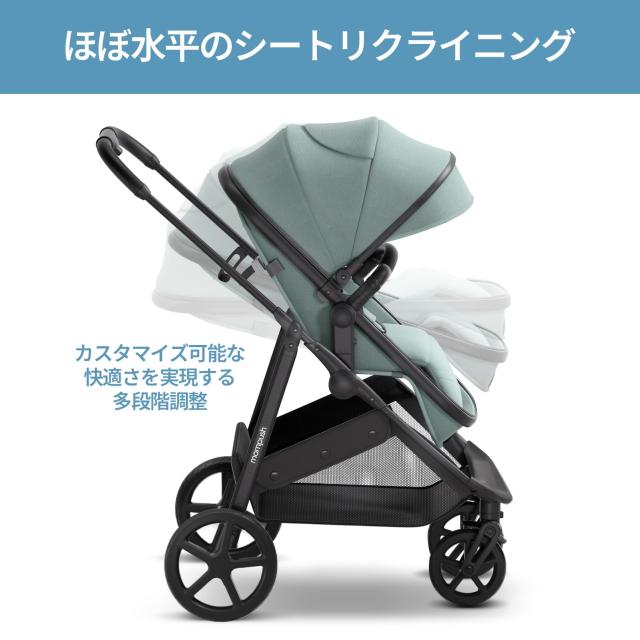 Mompush Wiz AB型 コンバーチブルベビーカー【両対面式・新生児対応