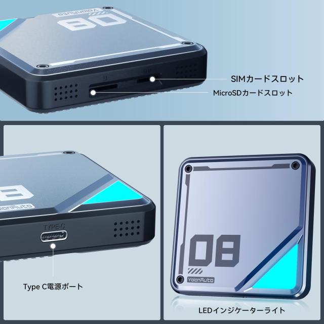 アクセサリー YolanAuto CarPlay AI Box 128GB YolanAuto