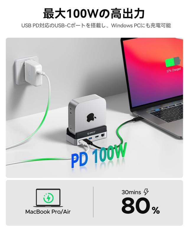 Mac Mini M4 対応ハブ USB-Cハブ 10-in-1 -NVMe Amazon | Mac Mini M4