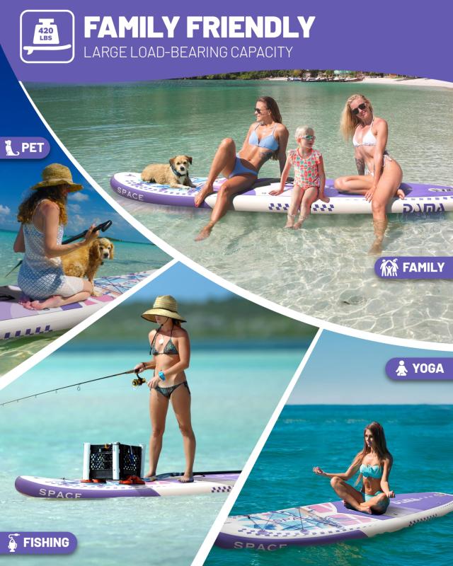 DAMA 11’*34’*6’空気入りパドル、大人パドル、超高、軽量で耐久性があり、空気を入れやすく、スタイルが多様で、機能がそろっており、高