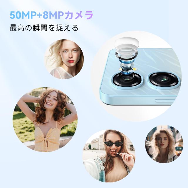 OUKITEL C58 Pro SIMフリー スマホ 本体 - 24GB RAM+256GB ROM