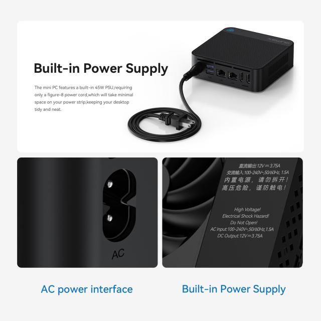 OUMAX ミニPC 第13世代 N150プロセッサー最大3.6GHz OUMAX ミニPC 第13世代 N150プロセッサー最大3.6GHz 4コア⁄4スレッド 16GB