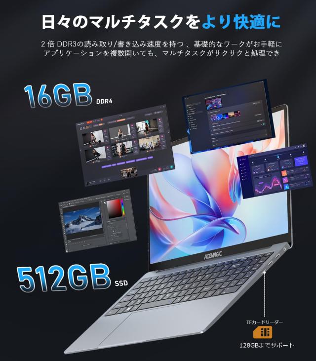 ACEMAGIC ノートパソコン N150 薄型ノートPC 15.6インチ Amazon.co.jp: ACEMAGIC ノートパソコン N150 薄型ノートPC 15.6インチ