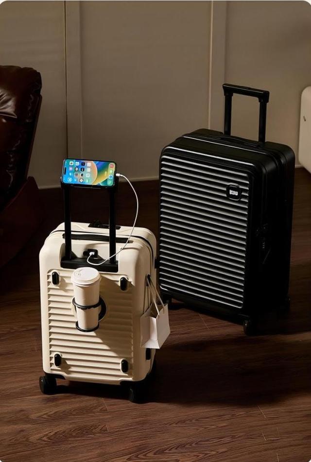 [DIKA] キャリーケース 機内持込 スーツケース フロントオープン 拡張機能 DIKA] キャリーケース スーツケース 拡張機能付き 片開き フロント