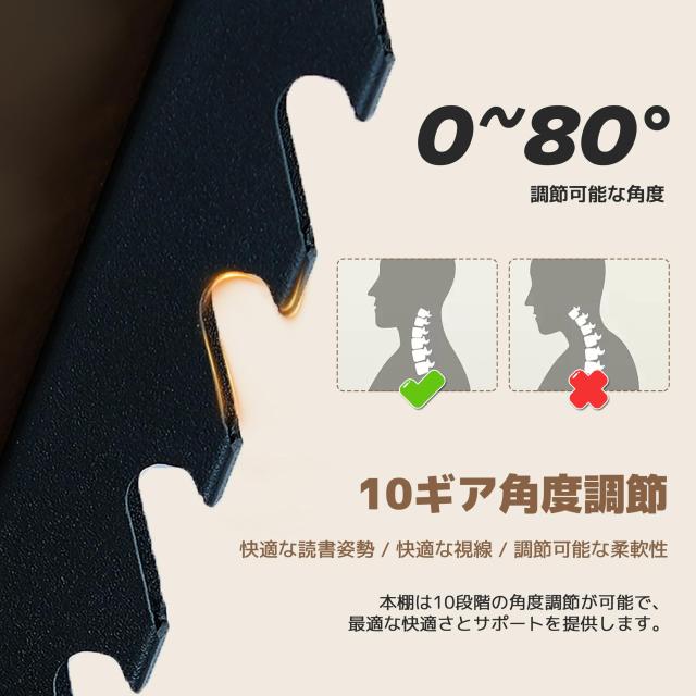 2 in 1多機能スタンドデスク - 高さ調整可能60-132cm、床置き＆卓上兼用音楽スタンド、スマホスタンド・収納トレイ付き、楽譜・PC・読書_3