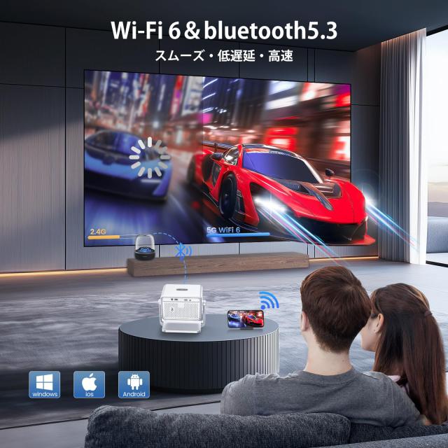 135°回転・電動フォーカス】 iSinbox 500ansiルーメンスタンド一体型