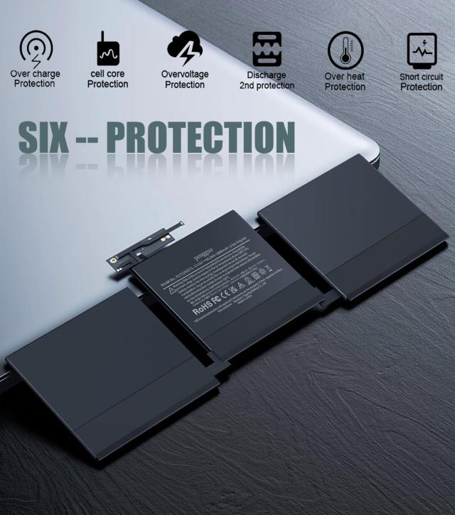 A1708 MacBook Pro バッテリー 置換 MacBook Pro 13インチ A1708 (2016年後半, 2017年半ば), MacBook Pro A2159 (2019)A2289 (2020) A233_1