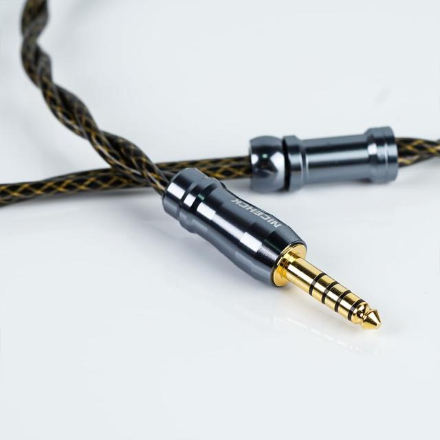 NICEHCK GodDNA イヤホンリケーブル アップグレードケーブル 0.78mm 2Pin 4.4mm 銅銀合金+銀メッキ合金銅+銀メッキ7N高導電銅ミックス デ