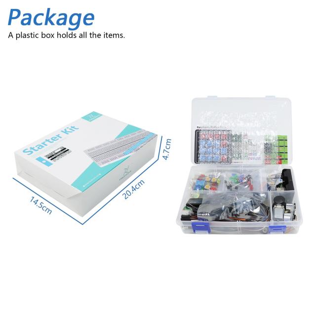 Freenove Raspberry Pi Pico 2 W究極スターターキット（付属）、デュアルArm Cortex-M33とデュアルHazard3 RISC-Vマイクロコントローラ、_6