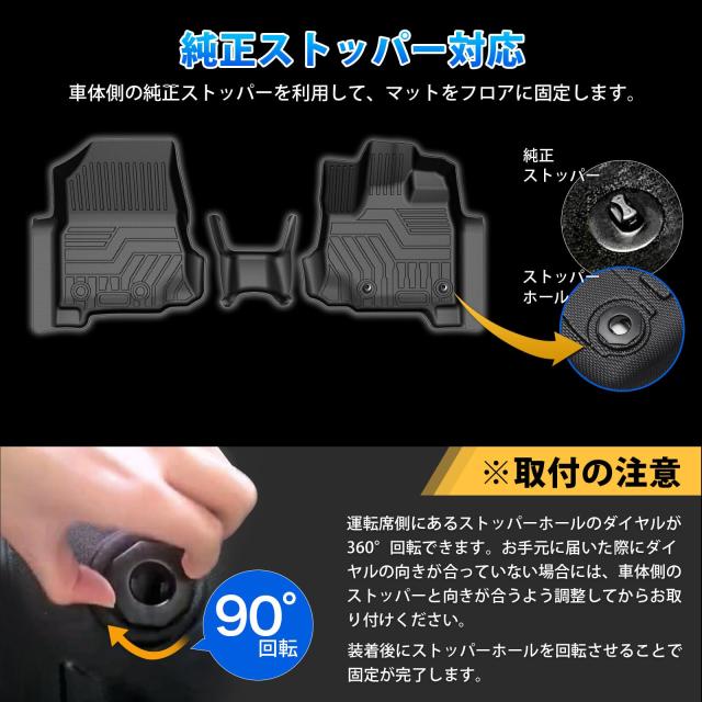 GIMUYA ホンダ 新型 フリード GT系 フロアマット 3D 5人乗り 防水 立体構造 GT2/GT4/GT6/GT8 e:HEVハイブリッド車 専用 2024年〜 TPE材質_6