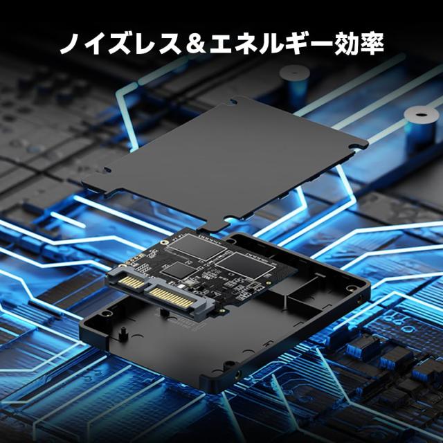 KingSpec SSD 4TB SATAIII 6Gb/s 2.5インチ内蔵SSD 最大読込：570MB/s (R：570MB/s、W：540MB/s) 3D NAND SATA SSD