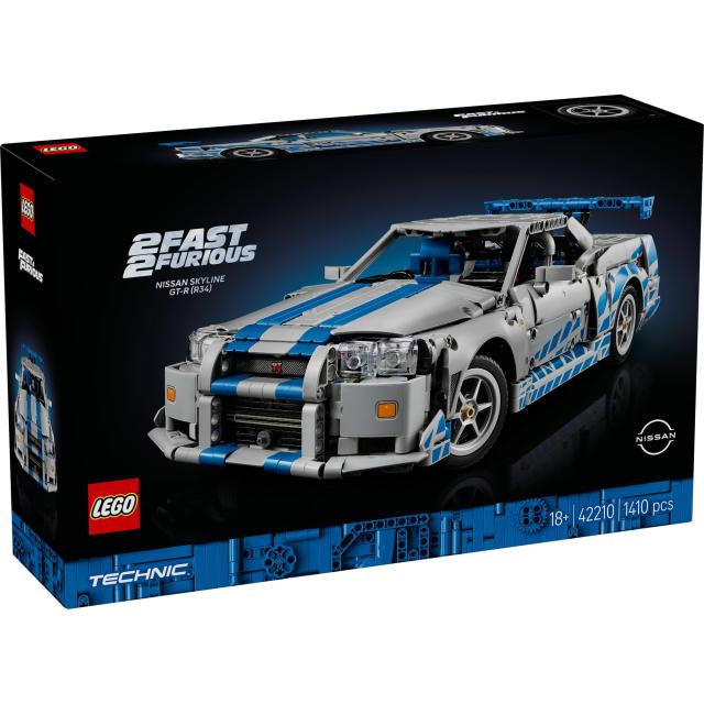 レゴ(LEGO) テクニック ワイルド・スピード 日産スカイラインGT-R (R34) おもちゃ 玩具 誕生日 プレゼント ブロック 男性 女性 乗り物 車_1