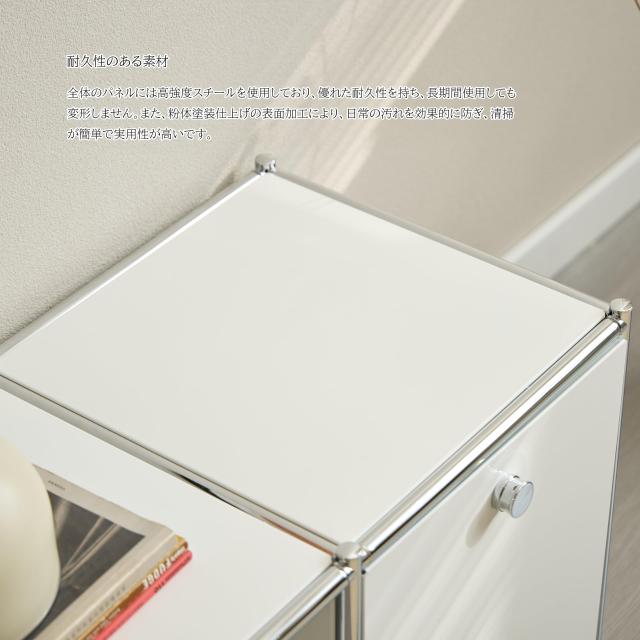 DUKE BEAR HOME テレビボード 152.5cm 7段調節棚 SD279 ホワイト_7
