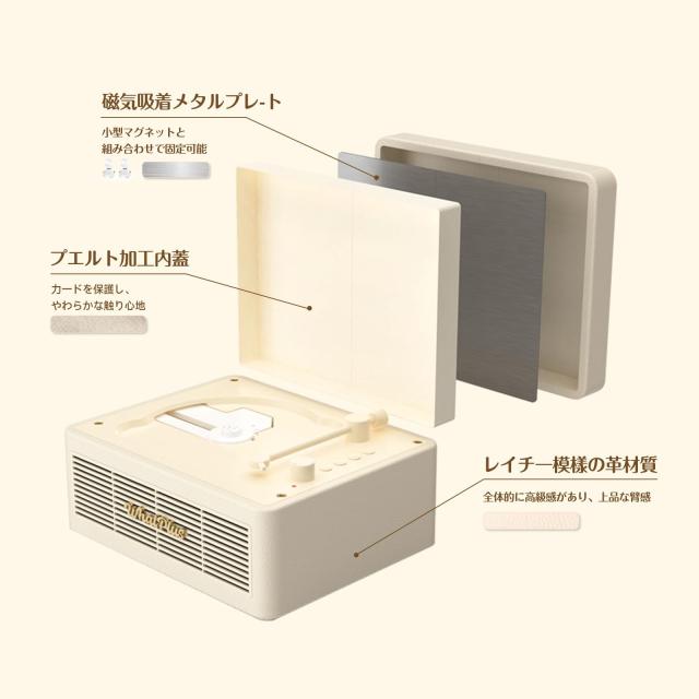 WhatPlus CDプレーヤー Bluetooth対応 スピーカー内蔵 2000mAh 