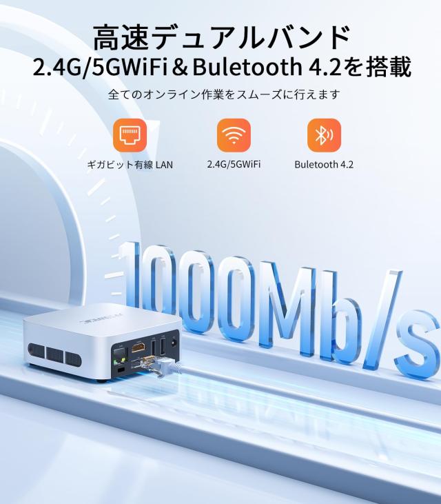 ミニpc インテル n150 mini pc 最大3.60GHz 4C/4T ミニパソコン
