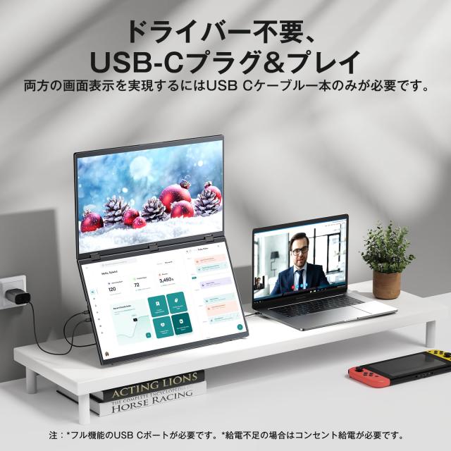 KEEPTIME デュアルディスプレイ ダブルモニター Amazon.co.jp: KEEPTIME デュアルディスプレイ ダブルモニター