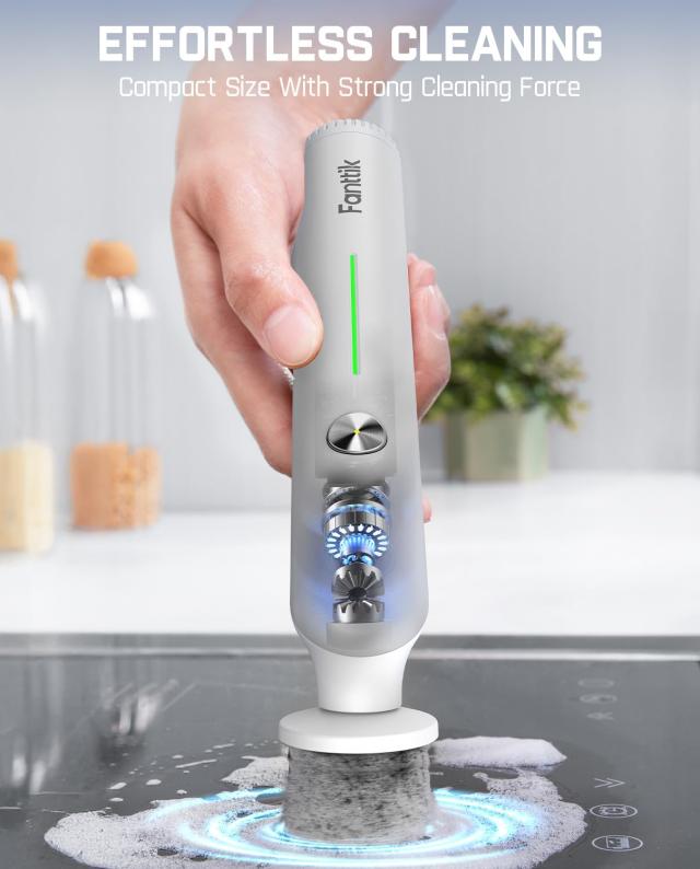 Fanttik G9 Nano 電動スピンスクラバー 充電式 電動掃除ブラシ Type-C急速充電 LEDディスプレイ IPX7防水 隙間 角 目地 浴室 キッチン掃_8