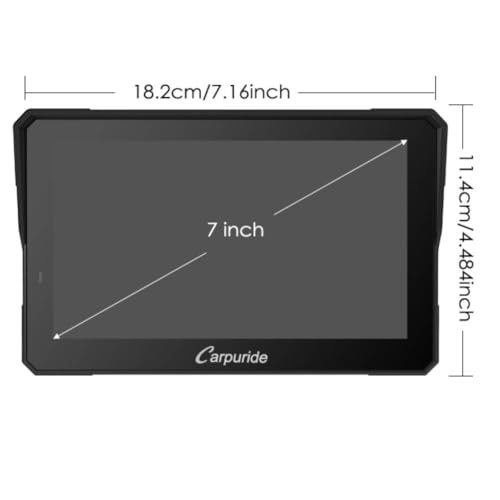 Carpuride バイクナビ スマートモニター コントローラー操作はでき B