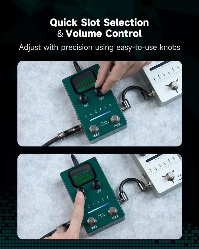 FLAMMA ルーパー ギター ペダル, FF01 ルーパーペダル 40スロット FLAMMA ルーパー ギター ペダル, FF01 ルーパーペダル ？ 40スロット