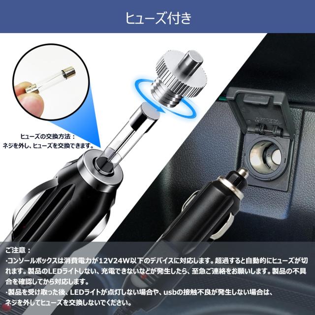 Loveyes スズキ スペーシア MK54S MK94S (2023年11月~) 車種専用設計 アームレスト コンソールボックス ドリンクホルダー LED付き 七色変