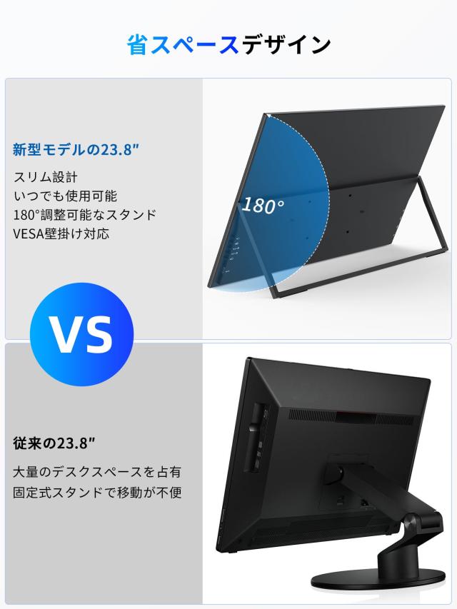 InnoView 23.8インチ 2K 100Hz モバイルモニター QHD Amazon.co.jp