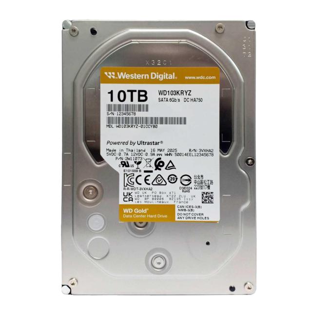 Amazon.co.jp限定】Western Digital ウエスタンデジタル WD Gold 内蔵