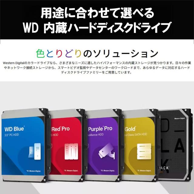 Amazon.co.jp限定】Western Digital ウエスタンデジタル WD Gold 内蔵