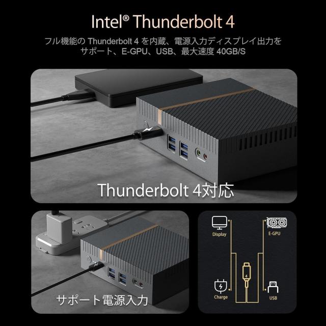 ミニPC 第13世代インテル Core i9-13900H 14コア 20スレッド ミニPC 第13世代インテル Core i9-13900H 14コア 20スレッド
