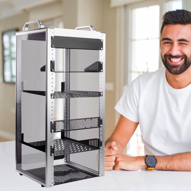 GeeekPi 12U サーバーキャビネット 10インチ サーバーラック