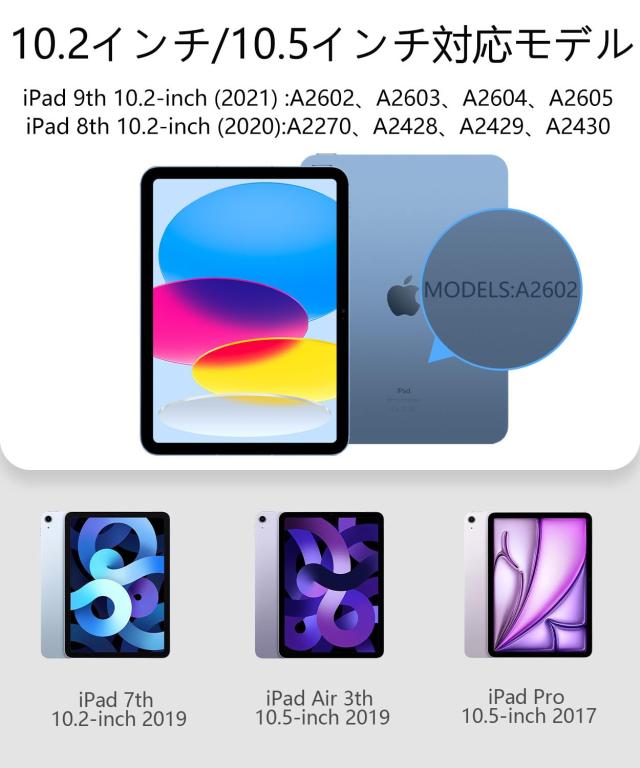 【2025年業界初モデル】Omikamo ipad 9世代 ケース キーボード JIS日本語配列 ipad 第8世代 第7世代 10.2 keyboard case 超高精度トラッ_6
