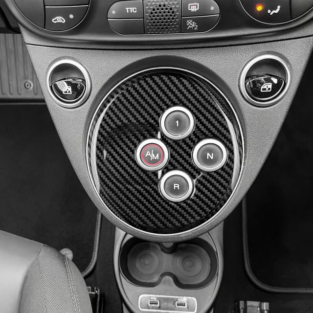 アバルト500,595/695 ドライカーボン製センターコンソールカバー ABARTH500,595/695 ドライカーボン製センターコンソールカバー/REAR