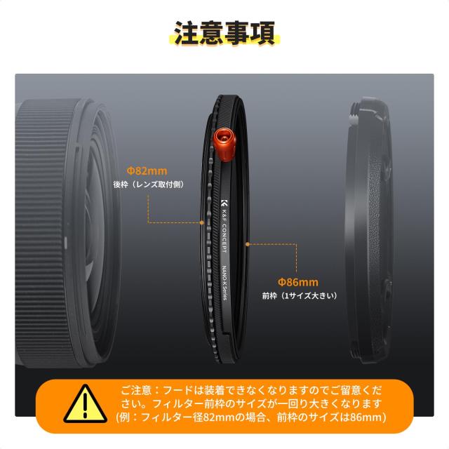 K＆F Concept 77mm ND2-32＆CPL＆1/4ブラックミスト 3in1 1枚3役
