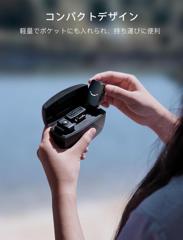 FIFINE ワイヤレスマイク ピンマイク 6時間連続使用 ノイズキャンセ