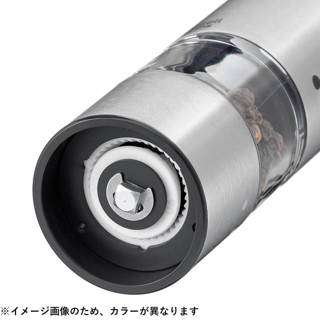 ラッセルホブス 電動ミル 充電式 ソルト＆ペッパー 岩塩 胡椒 スパイス 粗さ調節可能 ミニ 2本セット ブラック 7942JP-BK_2