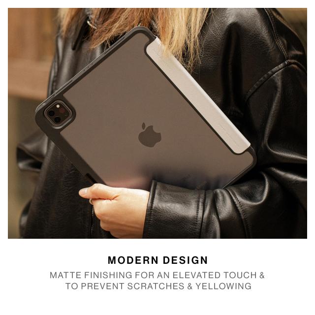 Native Union Active Case for iPad ？ 軽量で耐久性のある4-in-1スタンドケース（マットTPUバック）？ Apple Pencilホルダー付き ？ 自動ウ_4